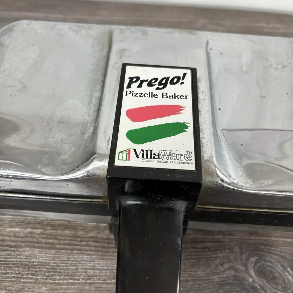 VillaWare‎ Prego Pizzelle Italian Cookie Maker Baker Model 3600-NS Non Stick
